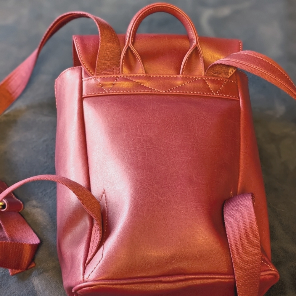 Matt & Nat Burgundy Backpack - Picture 2 of 2